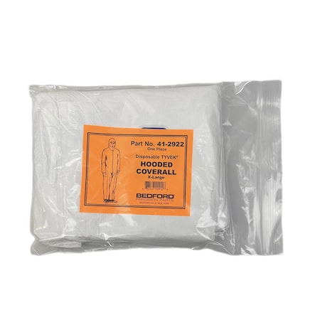 Bedford Precision Parts Bedford Precision Tyvek Hooded Coverall - X-Large 41-2922